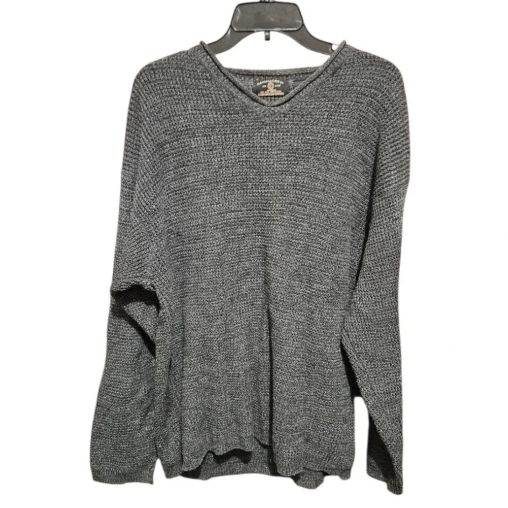 American Eagle Outfitters Qty of 2 Men's Crewneck Sweater Medium Gray Green Knit